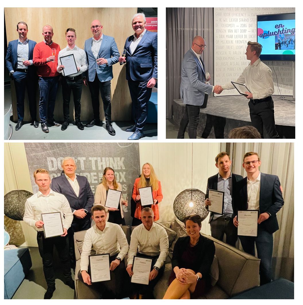Certificaatfoto van het afgeronde management traineeship programma